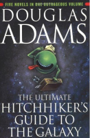 The Hitchhiker's Guide to the Galaxy Book Cover