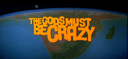 The Gods Must Be Crazy Movie Title Screen