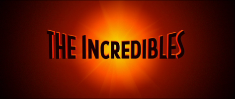 The Incredibles Movie Title Screen