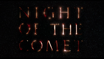 Night of the Comet Movie Title Screen