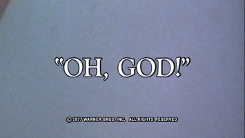 Oh, God! Movie Title Screen