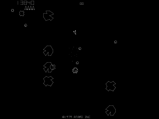 Asteroids Screen Snapshot
